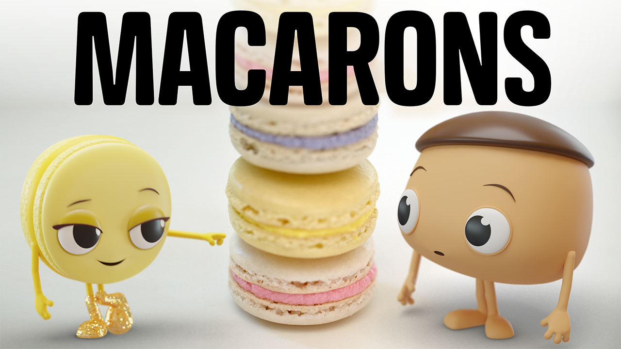 ChouChou “Macarons” - 3D character animation in Blender - BlenderNation