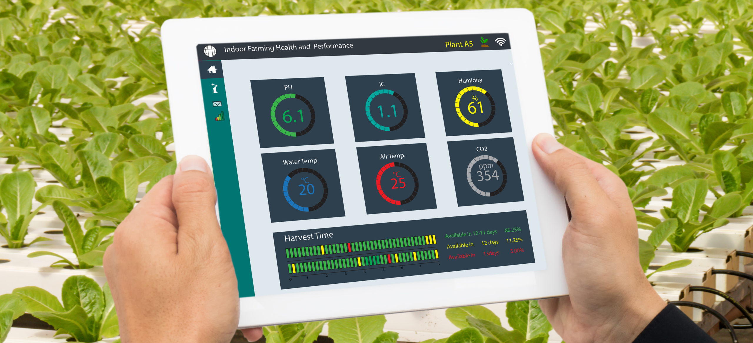 IoT Solutions - Smart Farming Concept Solution Image